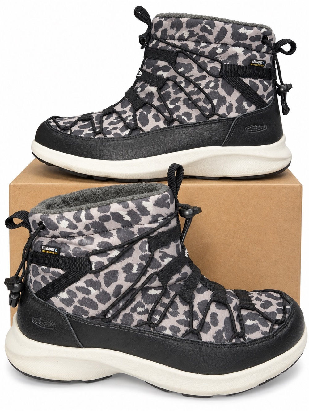 KEEN Uneek SNK II WP Chukka Boots Women’s Size 10 Animal Print Waterproof